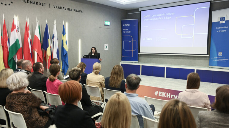 Predstavljen projekt CroCIP – Centralna info točka za savjetovanje o dugu i financijsku pismenost