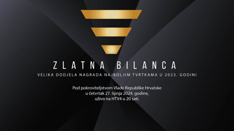 Svečana dodjela nagrada Zlatna bilanca najboljim poduzetnicima 27. lipnja 2024. godine