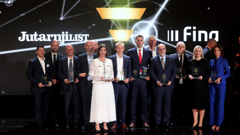 Fina dodijelila nagrade Zlatna bilanca najuspješnijim hrvatskim tvrtkama u 2023.